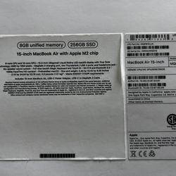 MacBook Air M2 – 256GB SSD, 8GB RAM – Like New