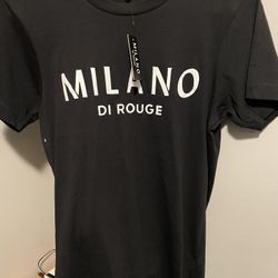 MILANO DI ROUGE TEE MENS XS BLACK 