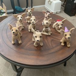 Plush Taco Bell Chihuahuas - Set Of Nine!