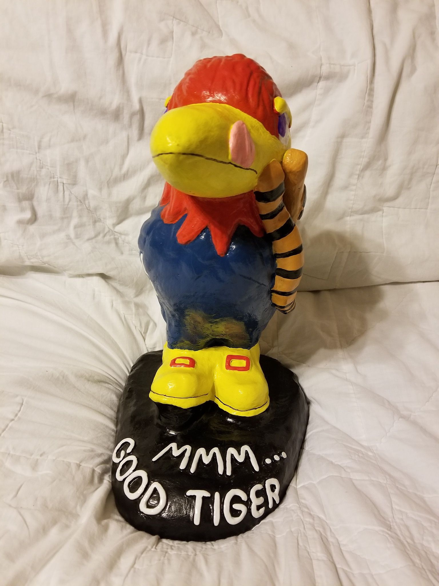 KU JAYHAWK eating MO TIGER