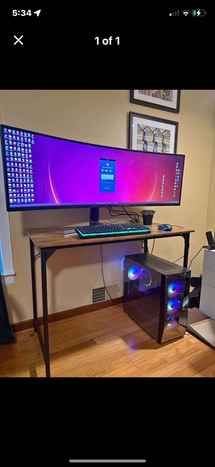 Samsung Odyssey 49” QHD Monitor