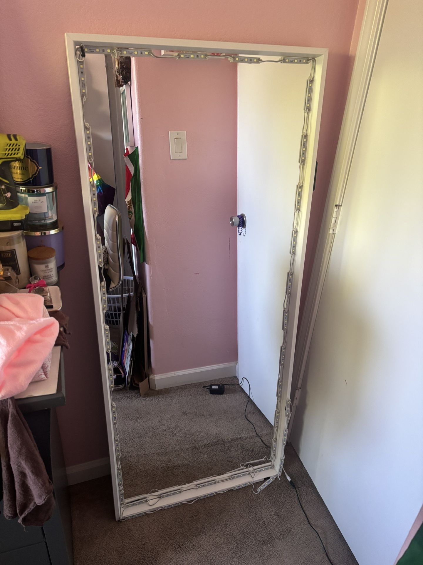 Nissedal IKEA 59” tall white mirror