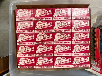 1989 Topps Baseball Traded Set - Case Fresh - Ken Griffey Jr. RC
