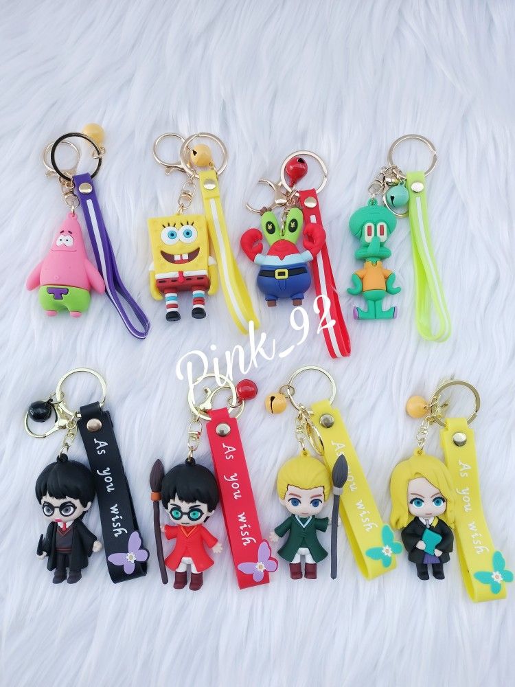 HARRY POTTER / SPONGEBOB KEYCHAINS πͺ