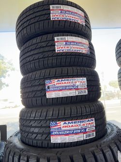 ✔️📲215-45-17 vendo set de llantas nuevas América