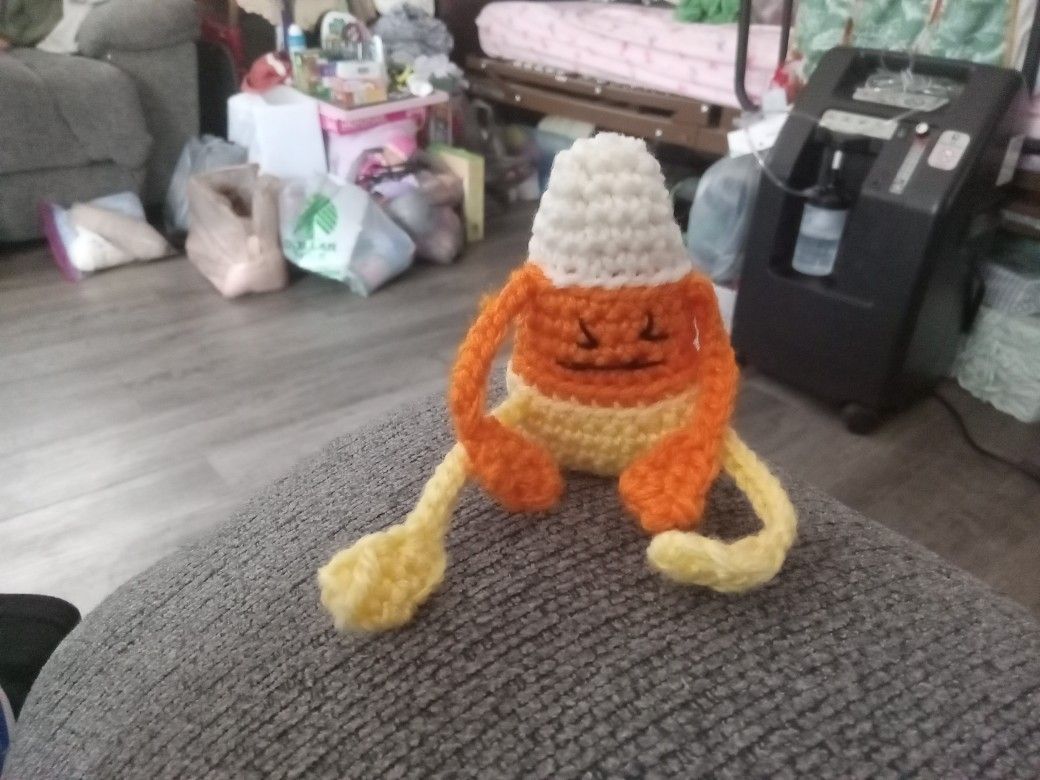 Candy Corn Crocheted Local Pickup Only