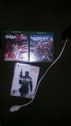 Xbox games one and 360