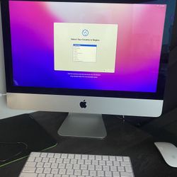 Like New Late 2015 21.5” iMac - Restored To Factory Settings