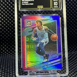 🏀 2021-22 Ja Morant PURPLE Prizm!! 🏀