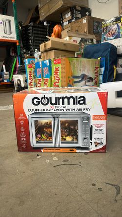 Brand new Gourmia XL Digital Air Fryer Toaster Oven – perfect for fast, healthy cooking at home.