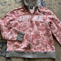 Stay Real Hoodie Adult Size Large 