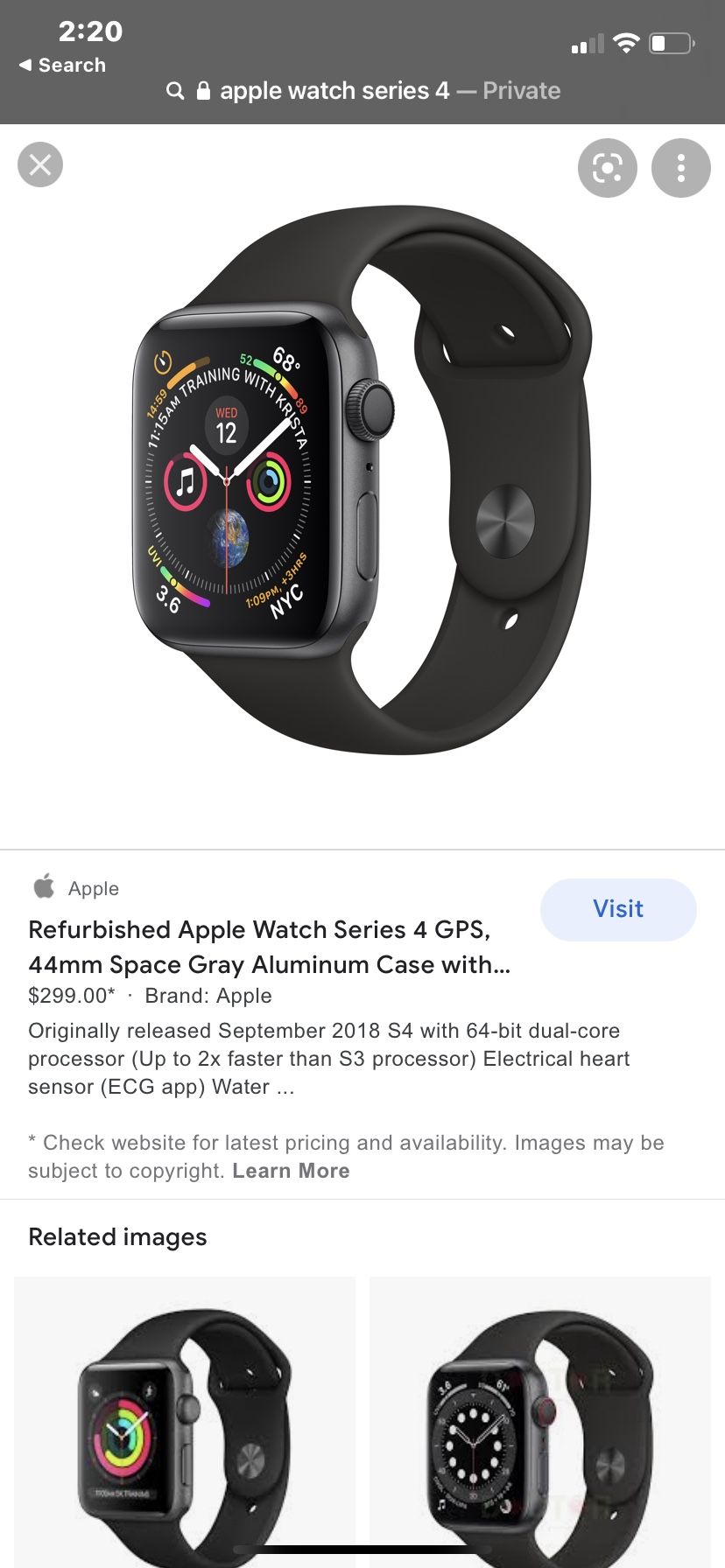 Apple Watch Serious 4