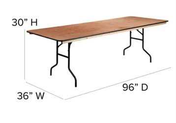 New Large Table 8 Ft Long 