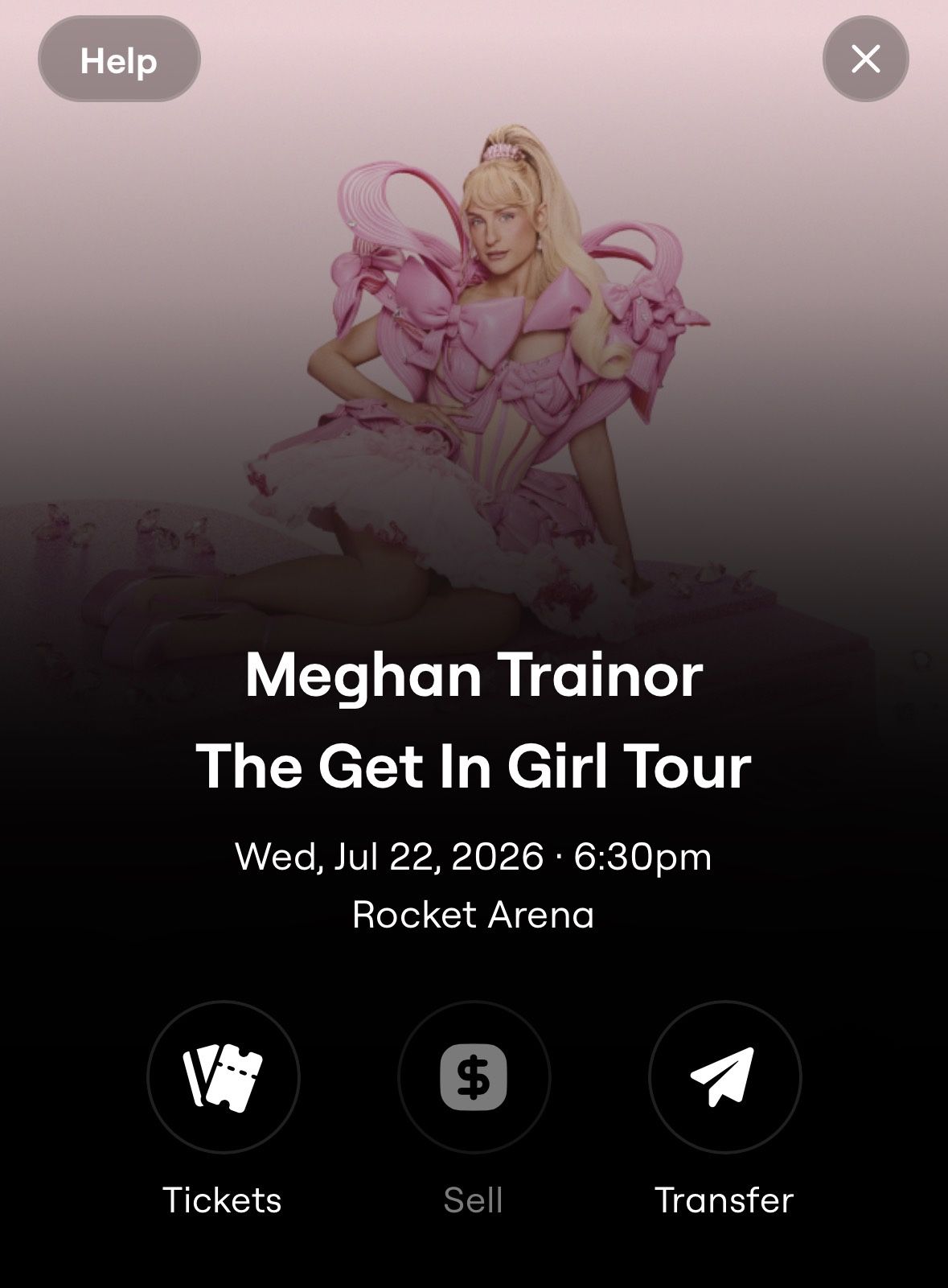 2 Meghan Trainor tickets July 26th.