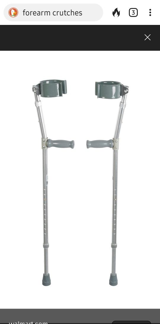 Forearm Crutches Walking Aid