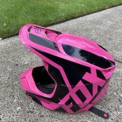 Youth fox motocross helmet