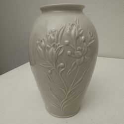 Lenox Porcelain Flower Vase Floral Cottage Farmhouse 