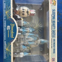 Disney Sleeping Beauty Castle And Mickey Funko
