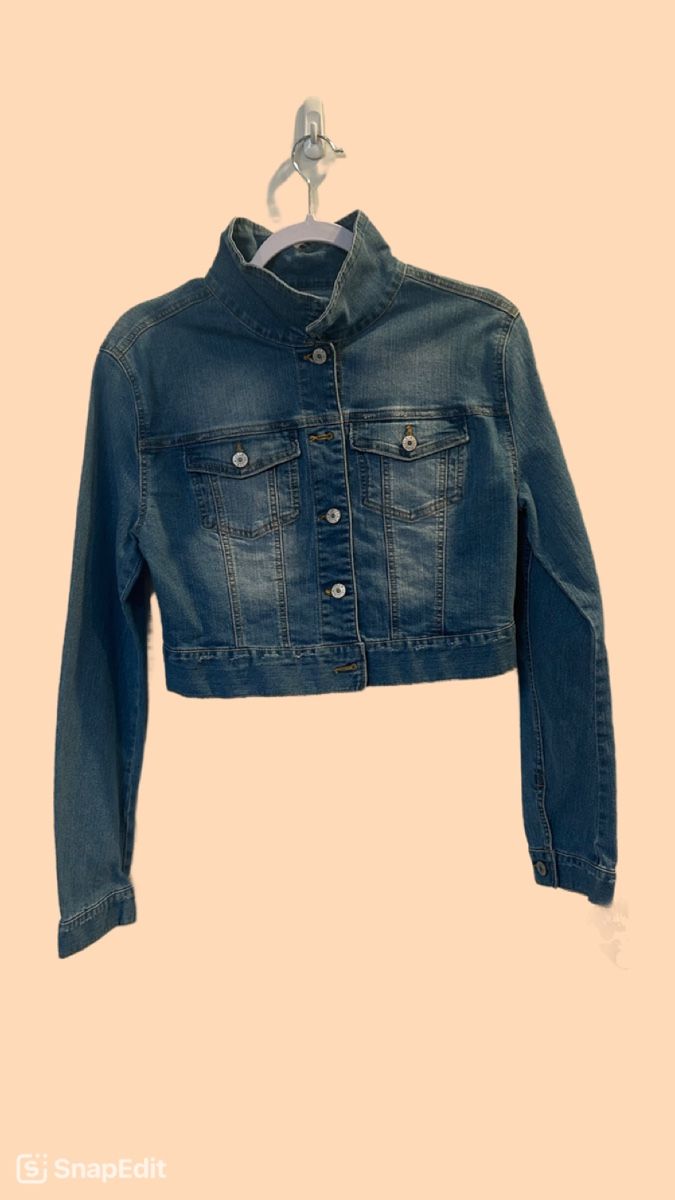 Love Tree Denim Cropped Jacket