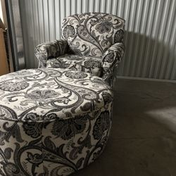 Comfortable Chair & Ottoman 
