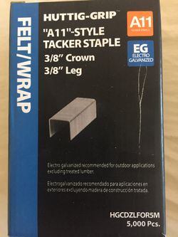 A11 Tacker staples