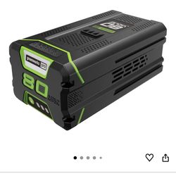 80v Batter Green Works 3 In Total Including Charger 