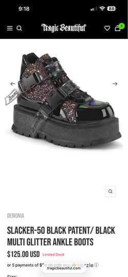 Demonia - Slacker 50 Shoes Sz6