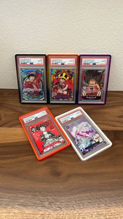 PSA Graded One Piece Trading Cards Lot