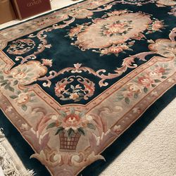French Aubusson / Chinese Art Deco Rug