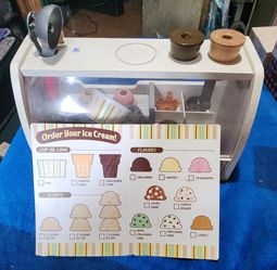 Kids Wooden Ice Cream Shop Play Set Melissa and Doug