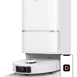 DREAME L40 Ultra Robot Vacuum Self Emptying, 11,000Pa Suction Robot Vacuum and Mop Combo with Auto Cleaning Dock, 149℉ Mop Washing, SideBrush Extendab