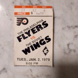 Flyers vs Soviet Wings Ticket Stub