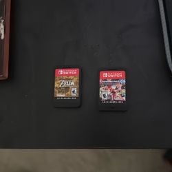 Legend Of Zelda Breath Of The Wild And Mario Kart 8 Nintendo Switch