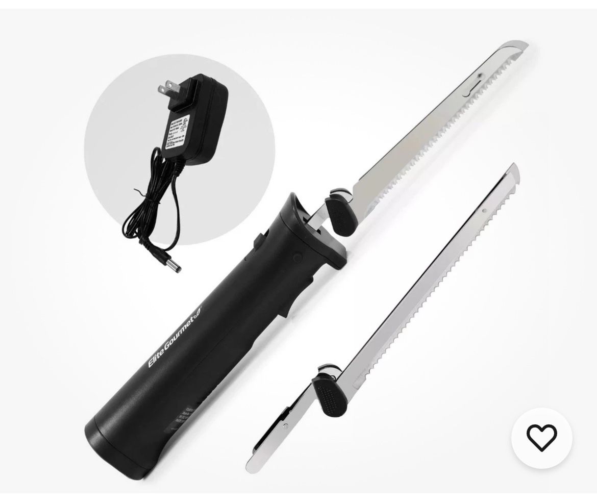 Elite Gourmet EK9810 Professional Cordless Rechargeable Easy-Slice Electric K...