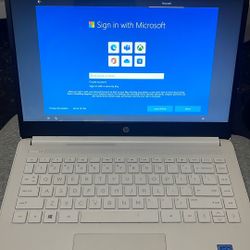hp laptop white 