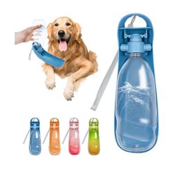 Vannon 19oz Dog Water Bottle, Collapsible Dog Travel Water Bottle