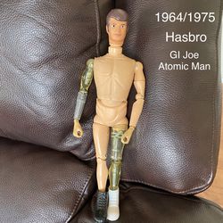 Vintage Collectible HASBRO GI Joe Atomic Man Mike Powers Bionic Toy / Figure From 1964/1975