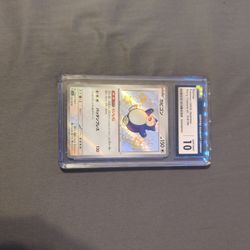 Snorlax Shiny (Japanese Shiny Treasure ex) CGC GEM-MT 10