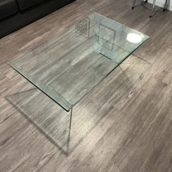 Glass WaterFall Coffee Table