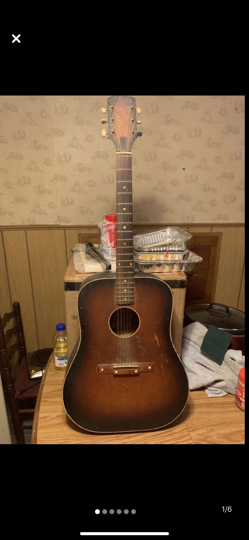 room saai Feat Egmond Acoustic Guitar serial number 40900055 for Sale in Columbus, OH -  OfferUp