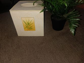 Decorative Tissue Box Cover And A Decorativ