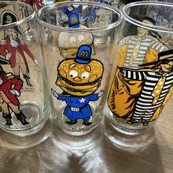 McDonald’s Collector Series Glass Set Of 3