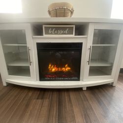 Heated Fireplace