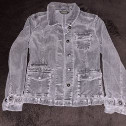 Grey corduroy jacket 