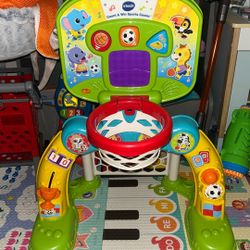 Toddler Basketball Hoop And Soccer Goal 