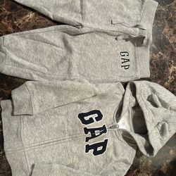 Baby Gap Sweat Suit Outfit With Teddy Ears