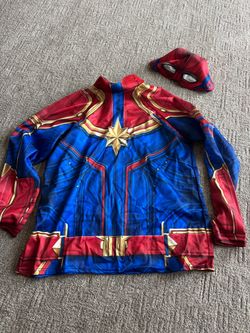 Captain Marvel Shirt and Mask