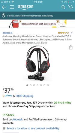 Brand new dodocool Gaming Headphones Stand Headset Stand