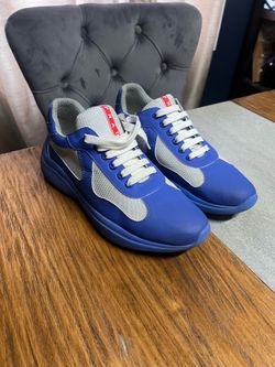 Prada cups blue and red Sz 9