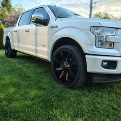 24" Rims And Tires Chevy Or Ford 6 Lugs